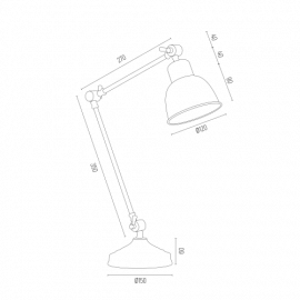 Lampa biurkowa EUFRAT 3195