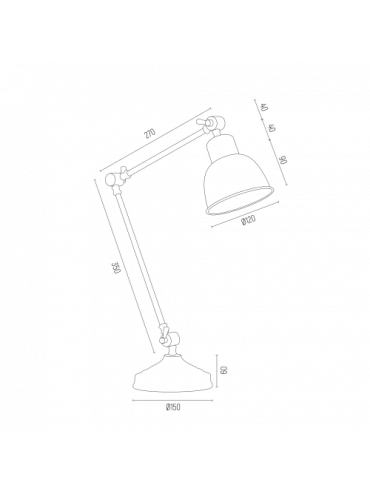 Lampa biurkowa EUFRAT 3195