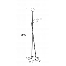 Lampa podłogowa FARON 893