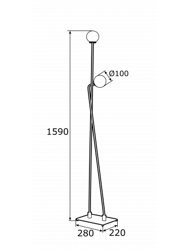 Lampa podłogowa FARON 893