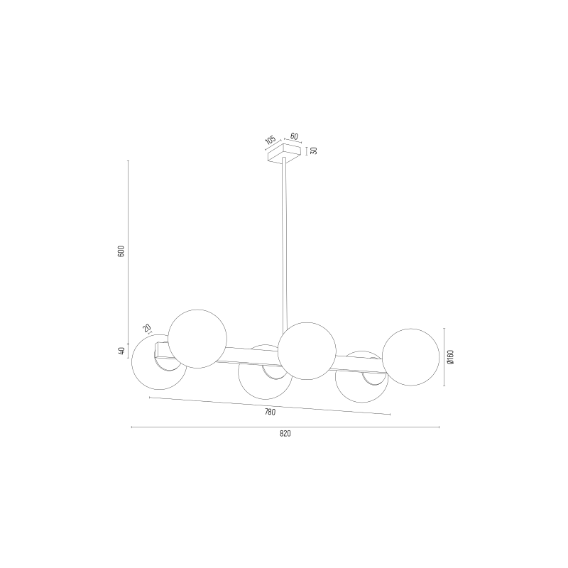 Żyrandol FREEMONT 2549