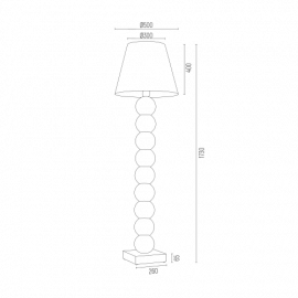 Lampa podłogowa FUDŻI 3659