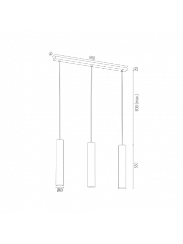 Lampa wisząca GOMERA PLUS 6112