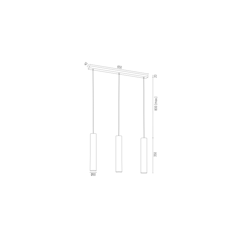 Lampa wisząca GOMERA 1443