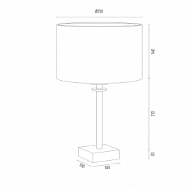 Lampa stołowa ABBANO 8047