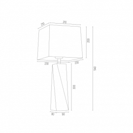 Lampa stołowa LILLE  3840