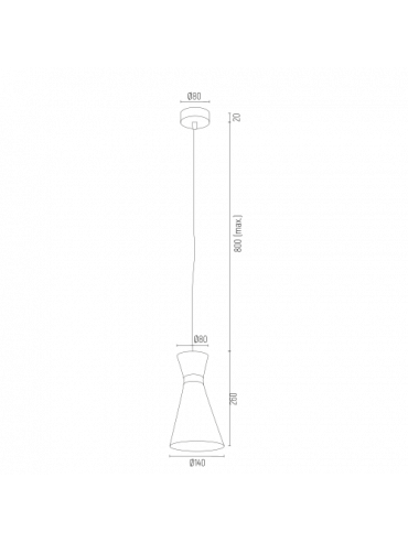 Lampa wisząca LUKKA 3892