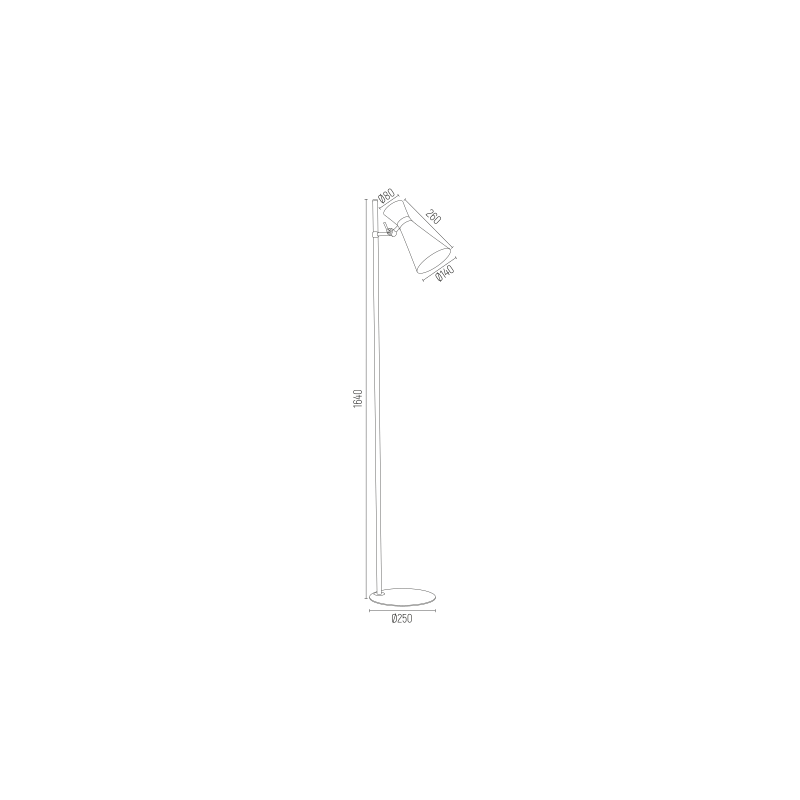 Lampa podłogowa LUKKA 3895