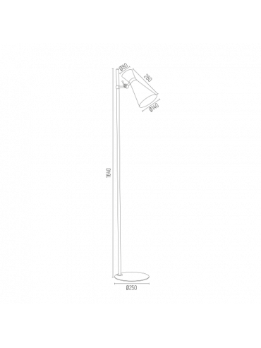 Lampa podłogowa LUKKA 3895