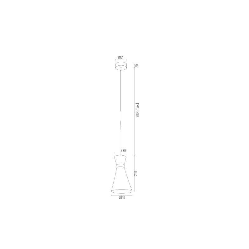 Lampa wisząca LUKKA 3896
