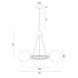 Żyrandol AMALFI 6150