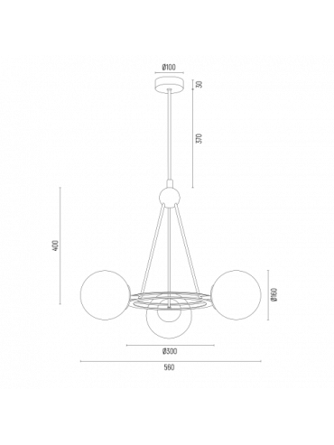 Żyrandol AMALFI 6150