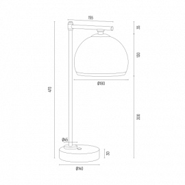 Lampa stołowa MARBELLA PLUS 8121