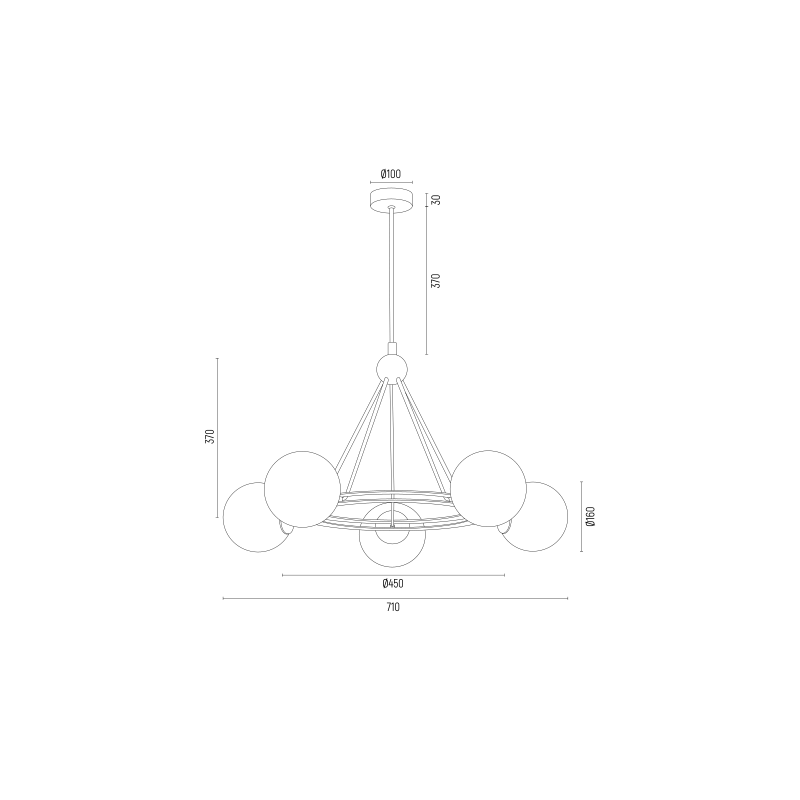 Żyrandol AMALFI 2119
