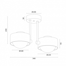 Lampa wisząca MASSIMO PLUS 7088