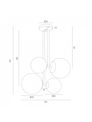 Lampa wisząca MORITZ 1743