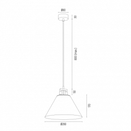 Lampa wisząca ORTE 4914