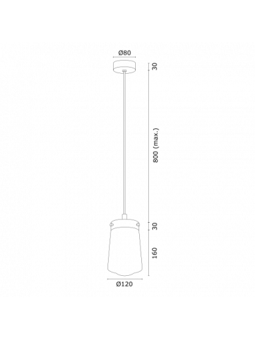 Lampa wisząca PASADENA 8004