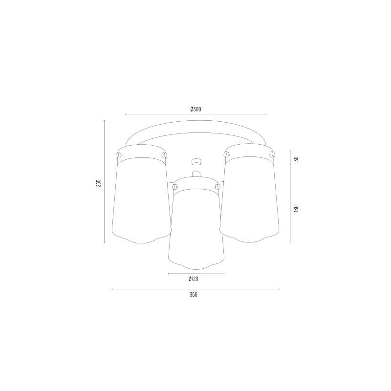 Lampa sufitowa PASADENA 6165