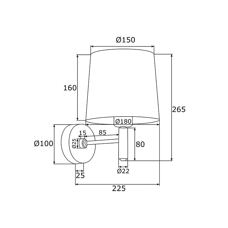 Kinkiet PONTE PLUS 8105