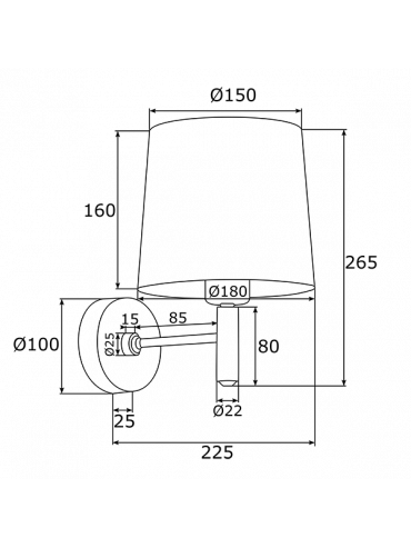 Kinkiet PONTE PLUS 8105