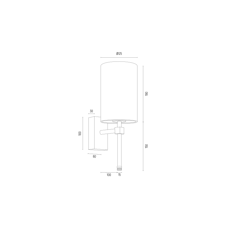 Kinkiet ABRUZZO 8034