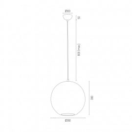 Lampa wisząca PORTORYKO 3672