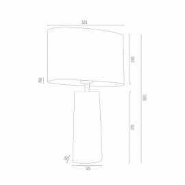 Lampa stołowa PRATO 3841