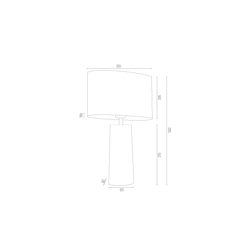 Lampa stołowa PRATO 3841