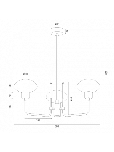 Żyrandol RAVELLO  6166