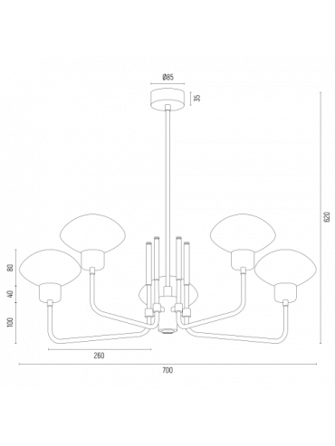 Żyrandol RAVELLO 2128