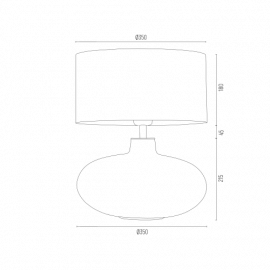 Lampa stołowa SEKWANA  3051