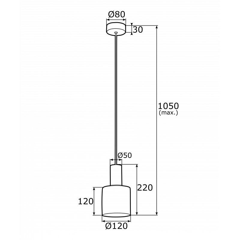Lampa wisząca SINES 1469