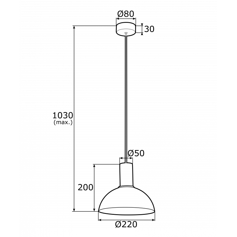 Lampa wisząca SINES 4221