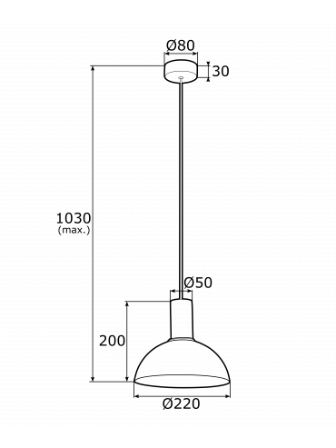 Lampa wisząca SINES 4221