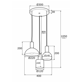 Lampa wisząca SINES 1471