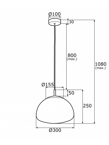 Lampa wisząca TRINI 4316