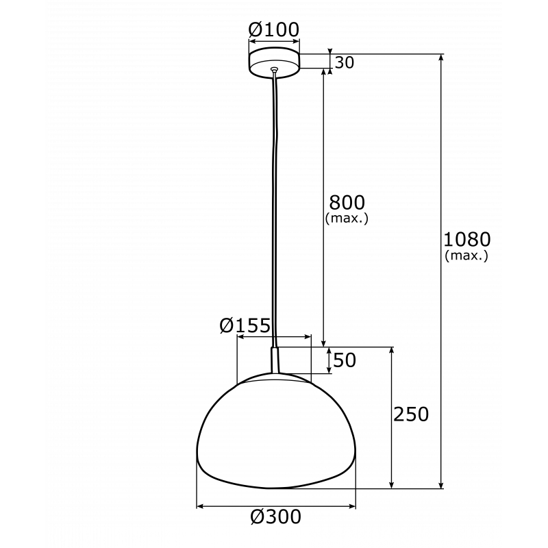 Lampa wisząca TRINI 4332