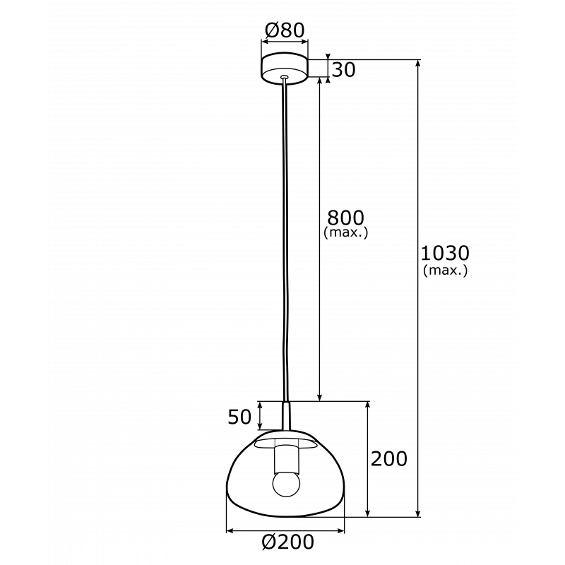 Lampa wisząca TRINI 4333