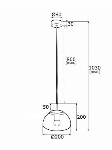 Lampa wisząca TRINI 4333