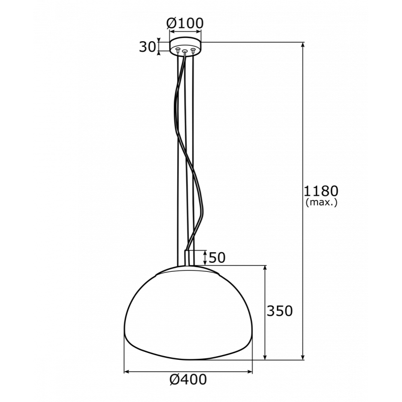 Lampa wisząca TRINI 4350
