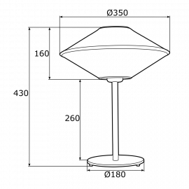 Lampa stołowa TROY 4284