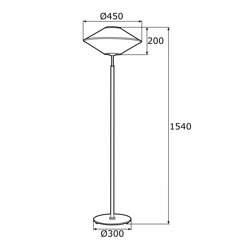 Lampa podłogowa TROY 4283