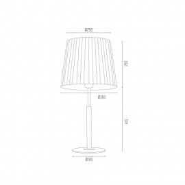 Lampa stołowa ASTI 3847