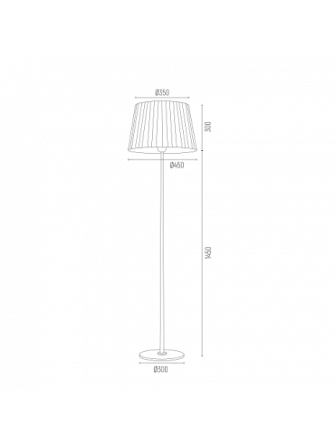 Lampa podłogowa ASTI 3849