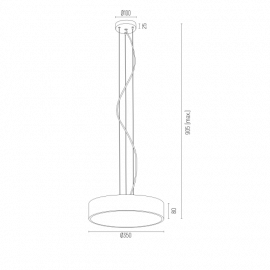Lampa wisząca DARLING LED 3349
