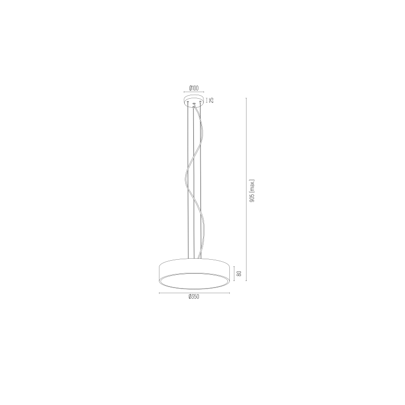 Lampa wisząca DARLING LED 3349