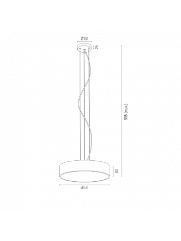 Lampa wisząca DARLING LED 3350