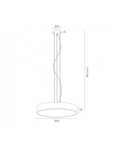 Lampa wisząca DARLING LED 3352
