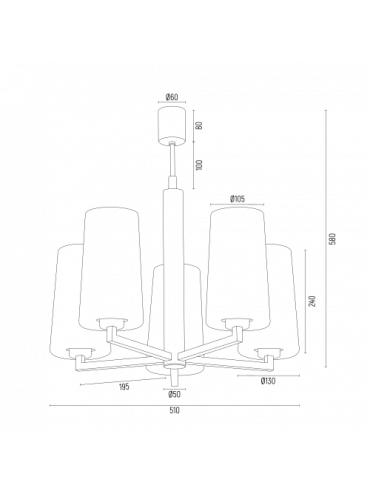 Żyrandol CAMELOT PLUS 2114